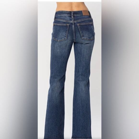 NWT JUDY BLUE MID-RISE  SLIM- BOOT JEANS 0/24 - Picture 2 of 10